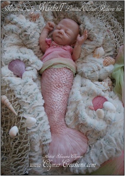 reborn mermaid baby doll